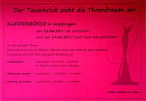 Flyer des Tauschclubs